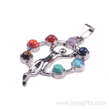 Charm Buddha Yoga Meditation Chakra Sterling Silver Pendant Gifts